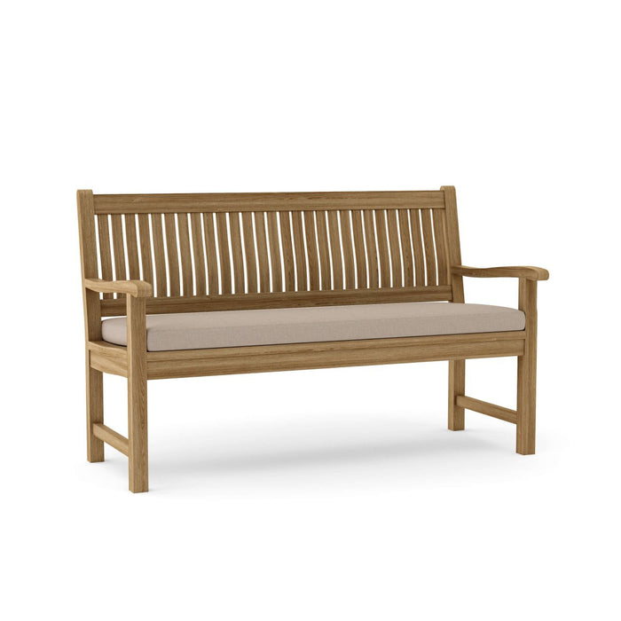 Teak Wood Bench (3 - Seater) - Del - Amo - Teak HQ™