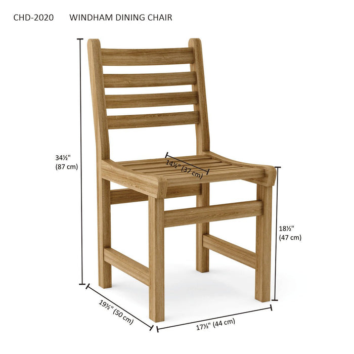 Teak Wood Chair - Windham - Teak HQ™
