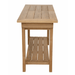 Teak Wood Console Table (48" Long Rectangle) - Nautilus - Teak HQ™