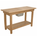 Teak Wood Console Table (48" Long Rectangle) - Nautilus - Teak HQ™