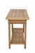 Teak Wood Console Table With Ice Box (48" Long Rectangle) - Nautilus - Teak HQ™