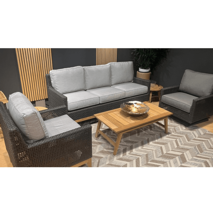 Teak Wood Couch for 3 - Cannes - Teak HQ™