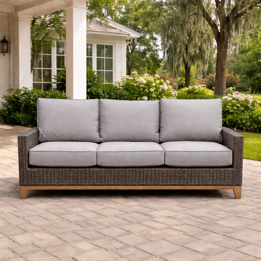 Teak Wood Couch for 3 - Cannes - Teak HQ™