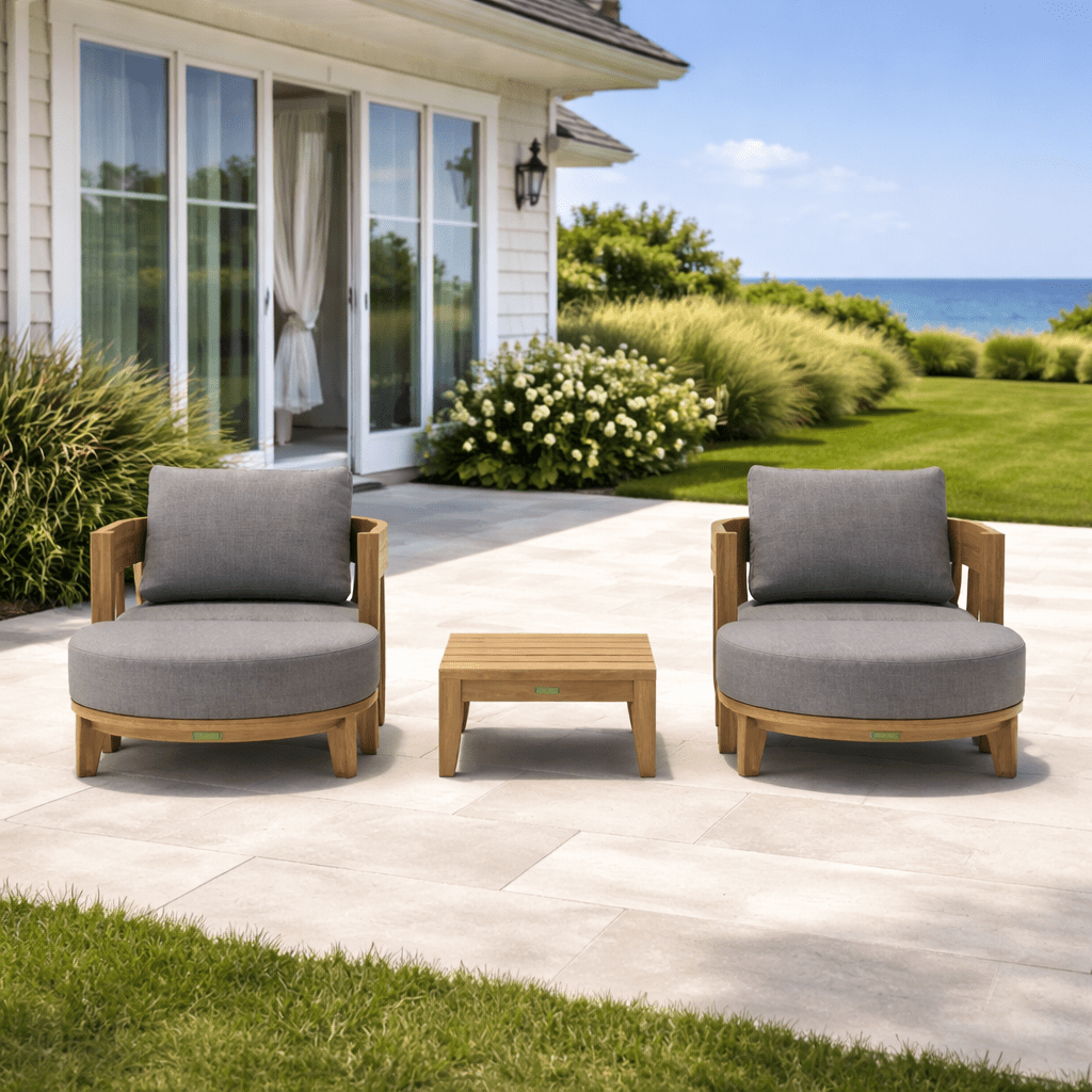 Teak Wood Deck Furniture - Coronado 5 - Piece Set - Teak HQ™