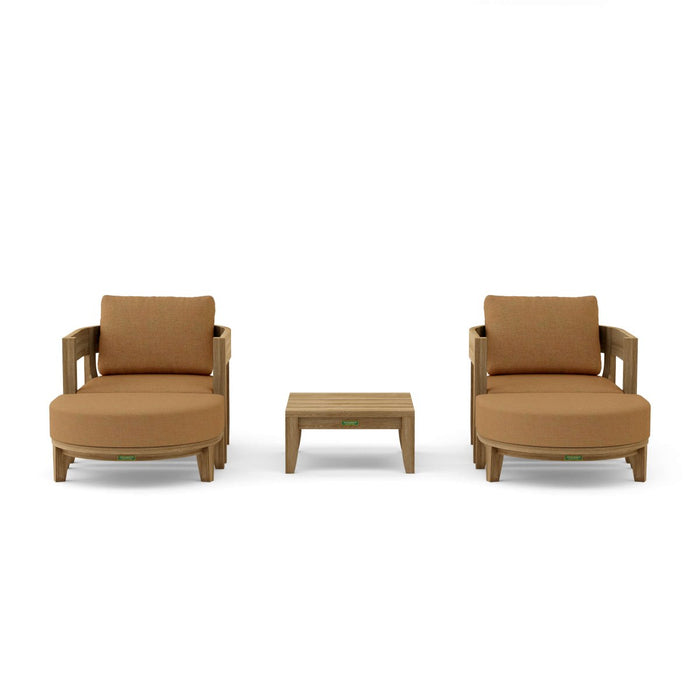 Teak Wood Deck Furniture - Coronado 5 - Piece Set - Teak HQ™