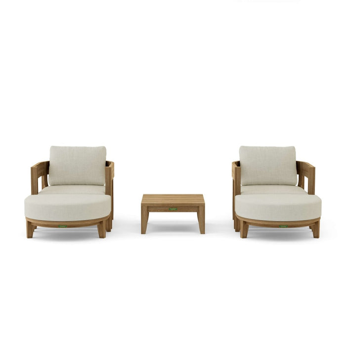 Teak Wood Deck Furniture - Coronado 5 - Piece Set - Teak HQ™