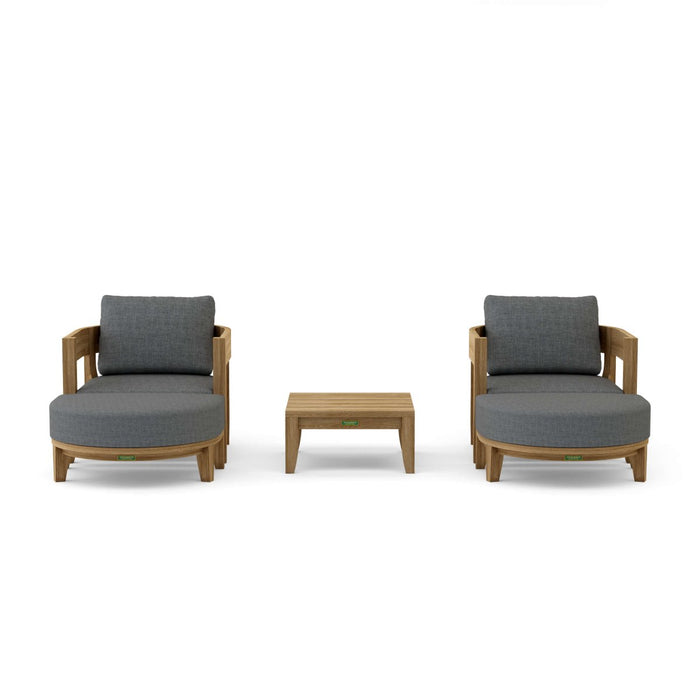 Teak Wood Deck Furniture - Coronado 5 - Piece Set - Teak HQ™
