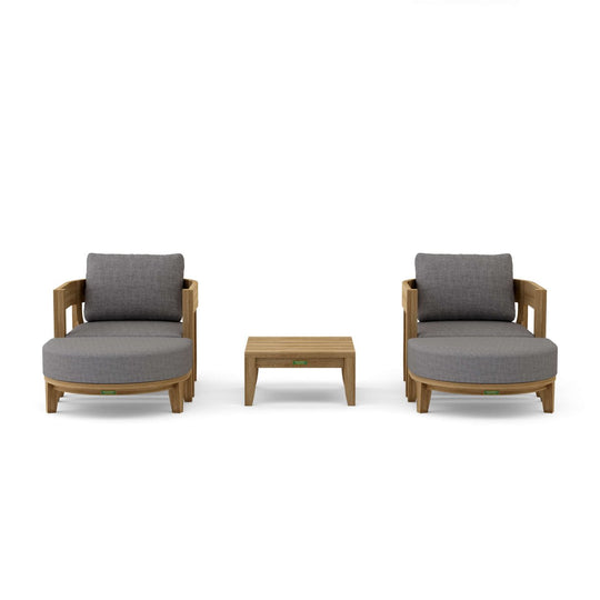 Teak Wood Deck Furniture - Coronado 5 - Piece Set - Teak HQ™