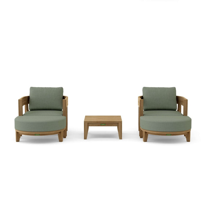 Teak Wood Deck Furniture - Coronado 5 - Piece Set - Teak HQ™