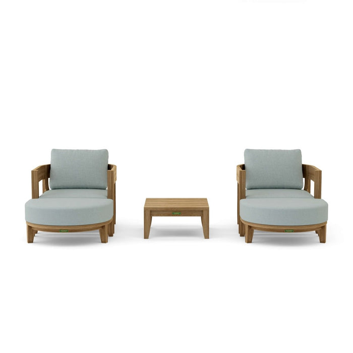 Teak Wood Deck Furniture - Coronado 5 - Piece Set - Teak HQ™