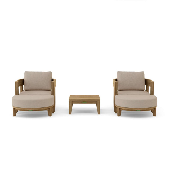 Teak Wood Deck Furniture - Coronado 5 - Piece Set - Teak HQ™