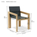 Teak Wood Dining Armchair - Smyrna - Teak HQ™