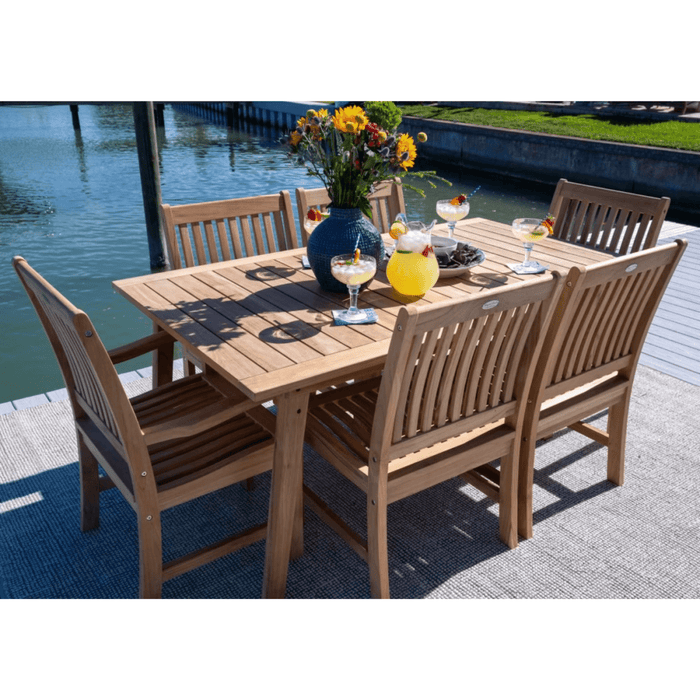 Teak Wood Dining Chair - Compass - Teak HQ™