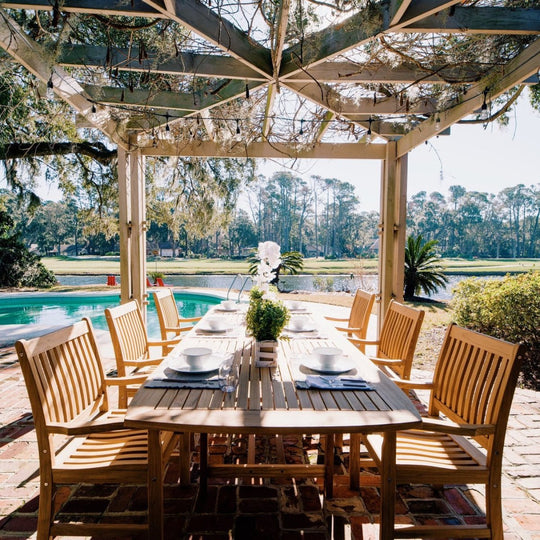 Teak Wood Dining Chair - Compass - Teak HQ™