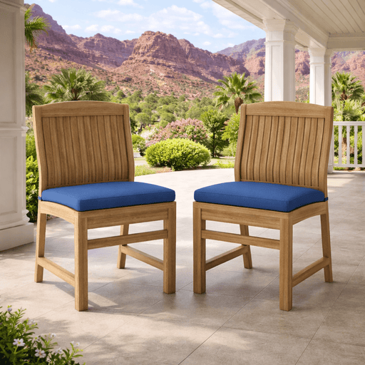 Teak Wood Dining Side Chair - Sahara - Teak HQ™