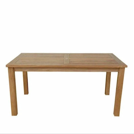 Teak Wood Dining Table and Chairs - Montage (Table) & Windham (6 Chairs) - Teak HQ™