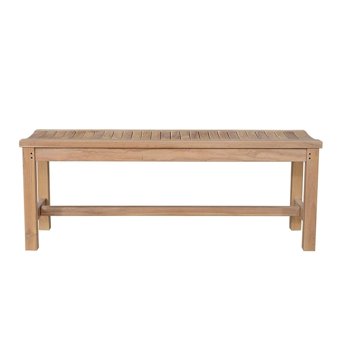 Teak Wood Dining Table With 4 Benches - Montage (Table) & Madison (Benches) - Teak HQ™
