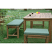 Teak Wood Dining Table With 4 Benches - Montage (Table) & Madison (Benches) - Teak HQ™