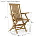 Teak Wood Folding Chair - Bristol - Teak HQ™