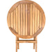 Teak Wood Folding Side Table (20" Round) - Portico - Teak HQ™