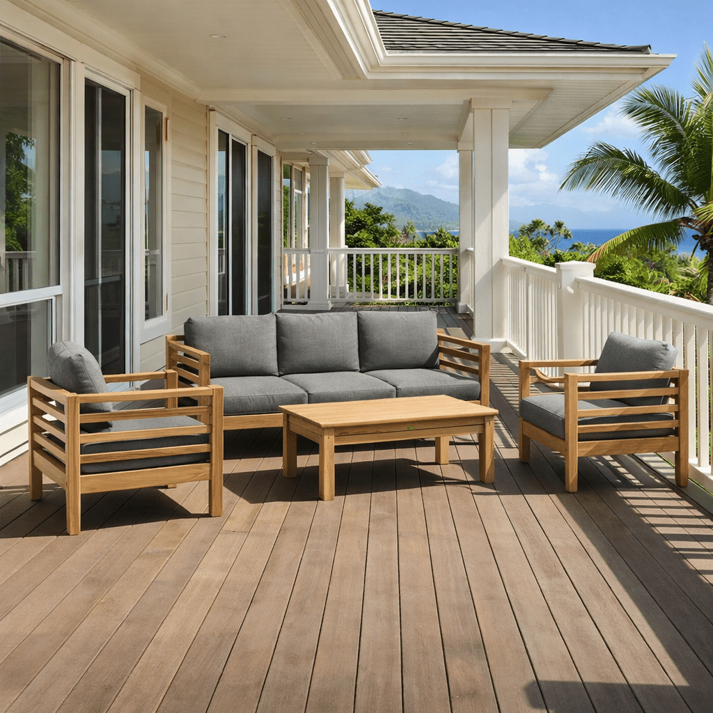 Teak Wood Furniture - Cordoba 4 - Piece Set - Teak HQ™