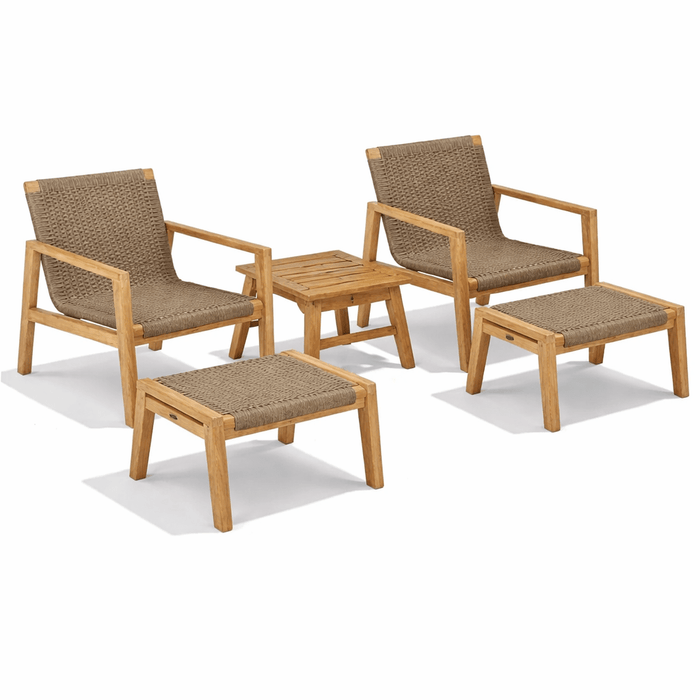 Teak Wood Furniture Set - Admiral (5 Pieces) - Teak HQ™