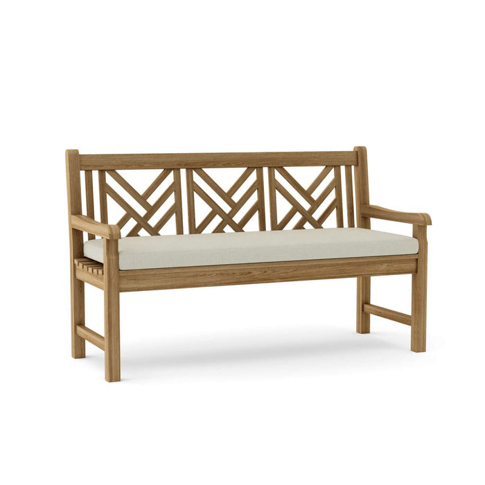 Teak Wood Garden Bench (3 - Seater) - Vilano - Teak HQ™