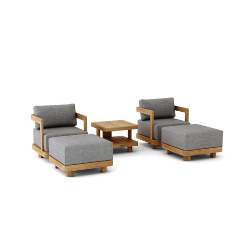 Teak Wood Garden Furniture - Granada 5 - Piece Set - Teak HQ™