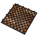Teak Wood Interlocking Tiles (10 Sq Ft) - Terracea - Teak HQ™