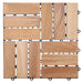 Teak Wood Interlocking Tiles (10 Sq Ft) - Terracea - Teak HQ™