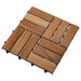 Teak Wood Interlocking Tiles (10 Sq Ft) - Terracea - Teak HQ™