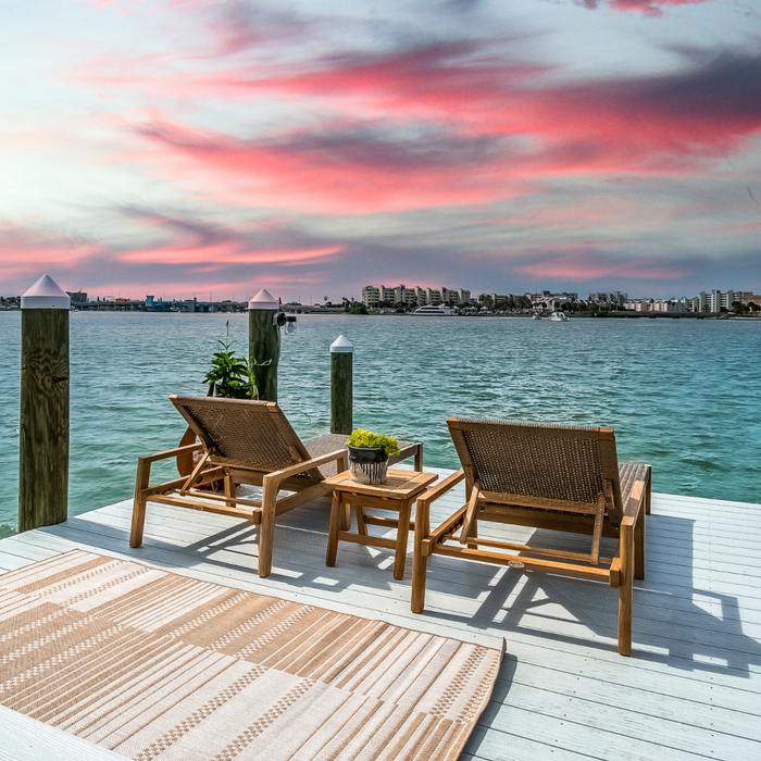 Teak Wood Loungers and Table 3 - Piece Set - Admiral - Teak HQ™