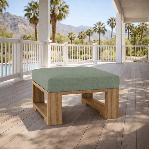 Teak Wood Ottoman - Capistrano - Teak HQ™