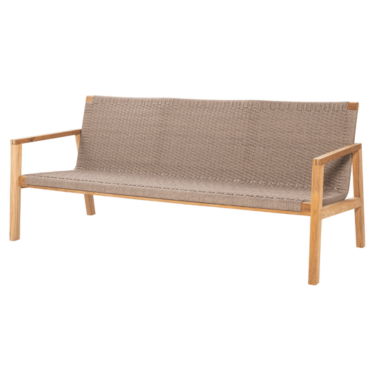 Teak Wood Outdoor Couch - Admiral - Teak HQ™