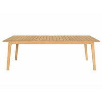 Teak Wood Outdoor Dining Table (90" Long Rectangle) - Admiral