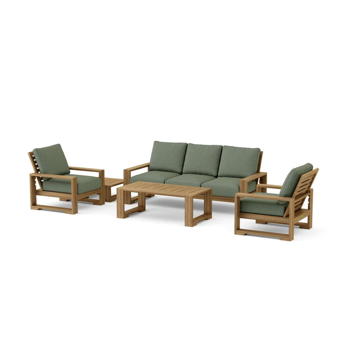 Teak Wood Outdoor Furniture Set - Capistrano 5 - Piece Set - Teak HQ™