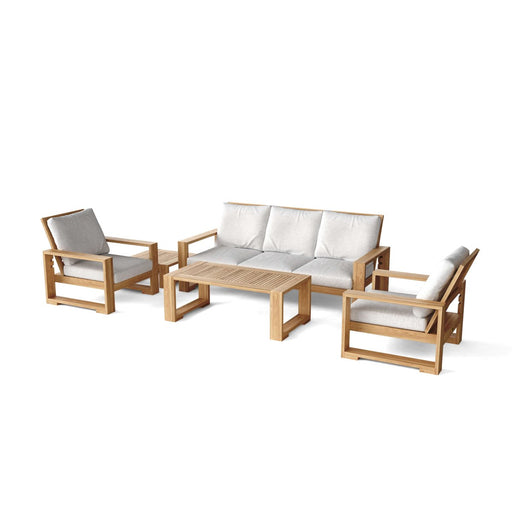 Teak Wood Outdoor Furniture Set - Capistrano 5 - Piece Set - Teak HQ™