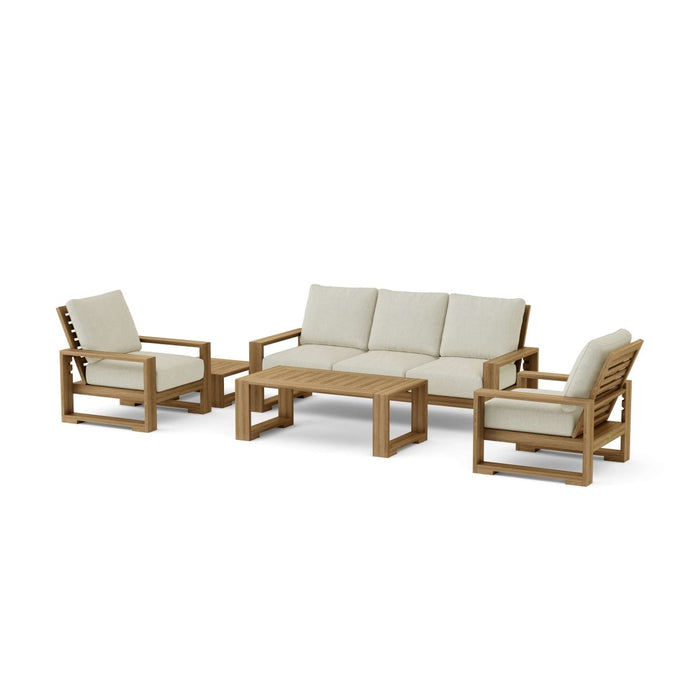Teak Wood Outdoor Furniture Set - Capistrano 5 - Piece Set - Teak HQ™