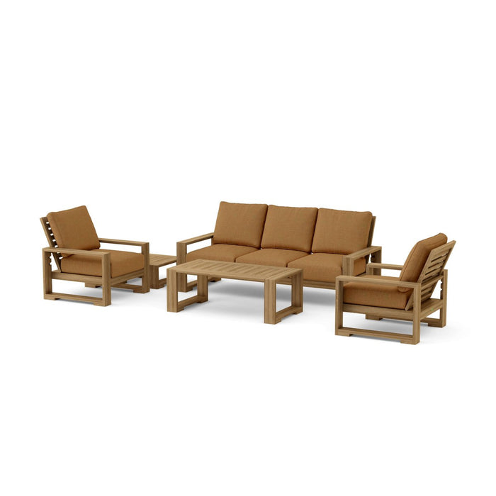 Teak Wood Outdoor Furniture Set - Capistrano 5 - Piece Set - Teak HQ™