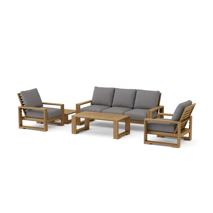 Teak Wood Outdoor Furniture Set - Capistrano 5 - Piece Set - Teak HQ™