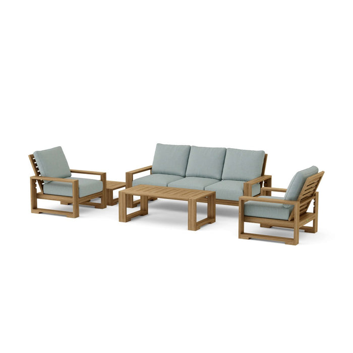 Teak Wood Outdoor Furniture Set - Capistrano 5 - Piece Set - Teak HQ™
