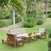 Teak Wood Outdoor Furniture Set - Capistrano 5 - Piece Set - Teak HQ™