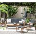 Teak Wood Outdoor Patio Set - Admiral (5 Pieces) - Teak HQ™