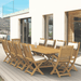 Teak Wood Outdoor Set - Family (Table) & Sailor (10 Chairs) - Teak HQ™