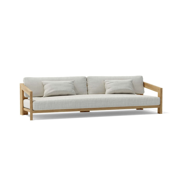 Teak Wood Outdoor Sofa - Smyrna - Teak HQ™