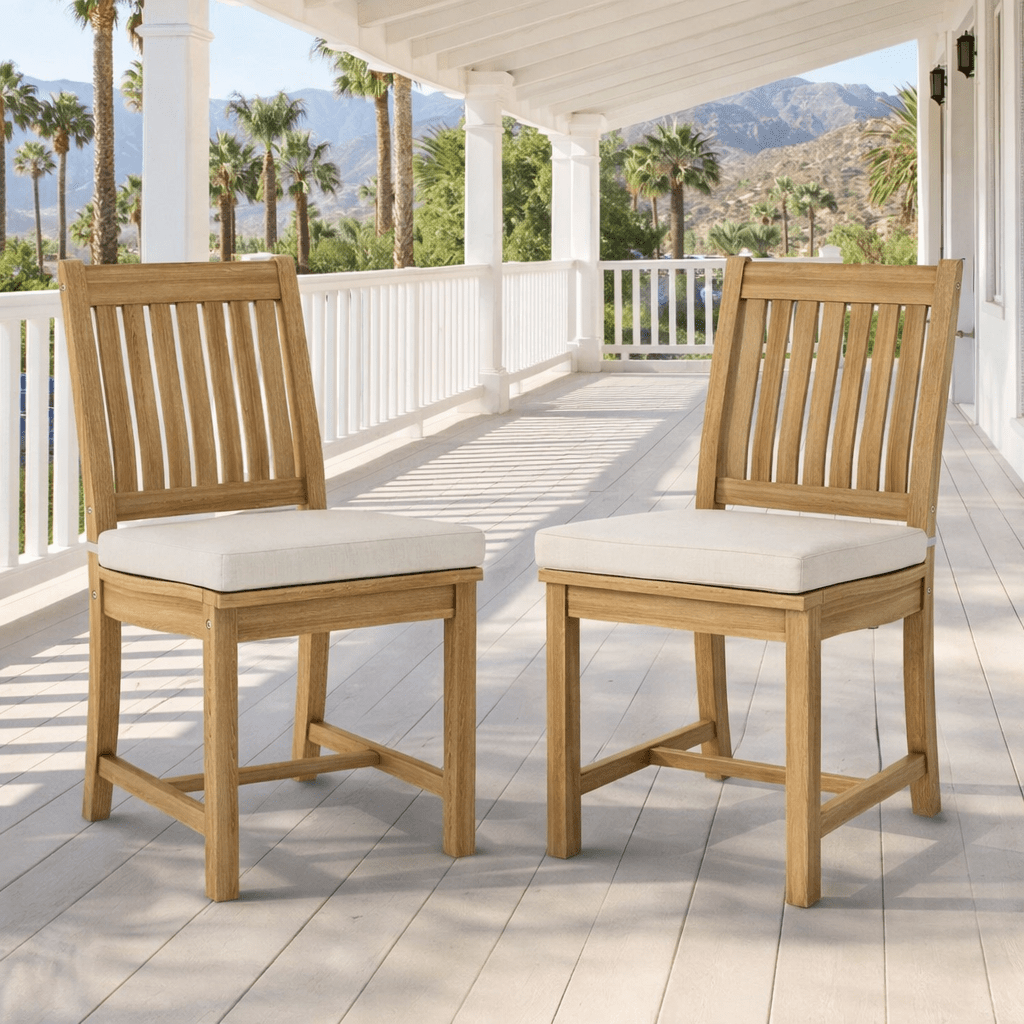 Teak Wood Patio Chair - Rialto - Teak HQ™