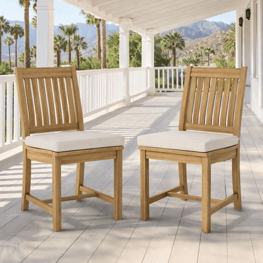 Teak Wood Patio Chair - Rialto - Teak HQ™