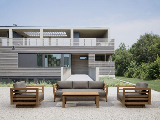 Teak Wood Patio Furniture - Cordoba 4 - Piece Set - Teak HQ™