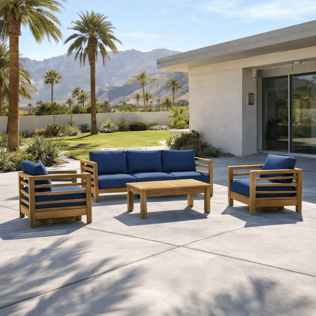 Teak Wood Patio Furniture - Cordoba 4 - Piece Set - Teak HQ™