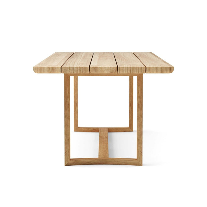Teak Wood Patio Table (102" Long Rectangle) - Catania - Teak HQ™